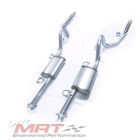 MRT ChamberFlow Cat Back Exhaust System With Turndown Tips Mustang GT 1987-1993
