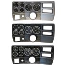 Classic Dash 6-Gauge Kit With 5" And 2-5/8" AutoMeter Carbon Fiber Electric Gauges Without A/C GMC Truck/Chevrolet C10 1984-1987