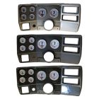 Classic Dash 6-Gauge Kit With 3-3/8" And 2-1/16" AutoMeter NV Electric Gauges For A/C GMC Truck/Chevrolet C10 1984-1987