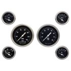 Classic Instruments 6-Gauge Set Hot Rod Series With 4-5/8" Speedo/Tach And 2-5/8" Gauges