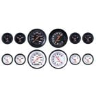 Classic Instruments 6-Gauge Set Velocity Series With 4-5/8" Speedo/Tach And 2-5/8" Gauges