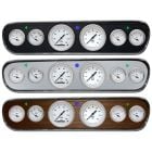 Classic Instruments White Hot Series 6-Gauge Set Mustang 65-66 W/ Scott Drake 6-Hole Instrument Bezel
