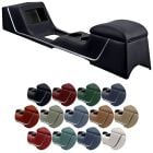 TMI Deluxe Full Length Center Console Mustang Convertible W/O Factory A/C 65-66 W/ Chrome Trim