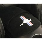 Arm Rest Pad Cover Center Console Black With Tri-Bar Logo Mustang 2005-2009
