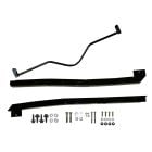 CJ Classics Chassis Stiffening Kit With Curved Monte Carlo Bar Black Premium Quality Convertible Mustang 1965-1966