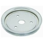 CJ Classic Trucks Single Groove Crankshaft Pulley Steel Chrome For Short Water Pump Small Block Chevrolet 1960-1968