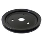 CJ Classic Trucks Single Groove Crankshaft Pulley Steel Black For Short Water Pump Small Block Chevrolet 1960-1968