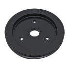 CJ Classic Trucks Single Groove Crankshaft Pulley Aluminum Black For Short Water Pump Big Block Chevrolet 1965-1968