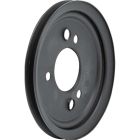 CJ Classic Trucks Single Groove Crankshaft Pulley Steel Black For Short Water Pump Big Block Chevrolet 1965-1968