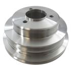 CJ Classic Trucks 3-Groove Crankshaft Pulley Aluminum Satin For Long Water Pump Big Block Chevrolet 1969-Up