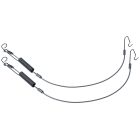 Auto Pro Convertible Top Rear Quarter Side Tension Cables 14-3/4" Long Mustang Convertible 1994-2004