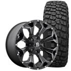 Fuel Assault Wheel/ Tire Package 20"X9" F-150 09-26/ F-150 Raptor 10-14/ 17-26 Matte Black/ Milled