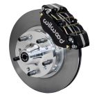 Wilwood Front Disc Brake Kit DynaPro 4-Piston Use With Ridetech Spindle Black 11" Mustang 1965-1966