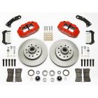 Wilwood Front Disc Brake Kit Superlite 6R With Red Calipers Chevrolet C10 1960-1963