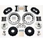 Wilwood Front Disc Brake Kit Superlite 6R With 14" Drilled/Slotted Rotors And Black Calipers Chevrolet C10 1963-1987