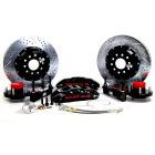 Baer Brakes Front Disc Brake Kit 14" Extreme-Plus With Black Calipers For TCP Sculpted Spindles Mustang 1965-1970