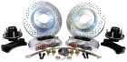 Master Power Front Disc Conversion Kit 5-Lug Pro Driver Series With Drilled/Slotted Rotors Chevrolet C10 1963-1970