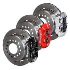 Wilwood Dynapro Rear Disc Brake Kit 8/9 Small Bearing Rear Mustang 65-73 Low-Profile w/ Plain Rotors