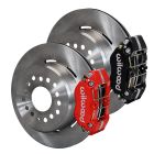 Wilwood Rear Disc Brake Kit Dynapro With Plain Rotors 2.36 Axle Offset 9 Big Bearing Rear Mustang 1965-1973