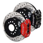 Wilwood Rear Disc Brake Kit Dynapro With Drilled/ Slotted Rotors Mustang With 2.36" Axle Offset 9" Big Bearing Rear 1965-1973