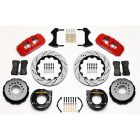 Wilwood Rear Disc Brake Kit AERO4 4-Piston Black With SRP 14" Drilled And Slotted Rotors Chevrolet C10 1963-1987