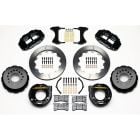 Wilwood Rear Disc Brake Kit Superlite 4-Piston Black Slotted 12.88" Chevrolet C10 1963-1987