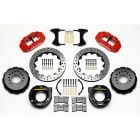 Wilwood Rear Disc Brake Kit Superlite 4-Piston Red Drilled And Slotted 12.88" Chevrolet C10 1963-1987