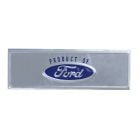Scott Drake Door Sill Plate Decal Silver/ Blue Mustang 1968-1973