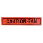 Jim Osborn Reproductions Decal Caution Fan Mustang 1968-1979