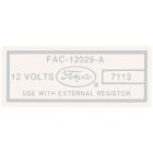 Jim Osborn Reproductions Ignition Coil Decal 1964-1/2 Mustang