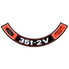Jim Osborn Reproductions Decal Air Cleaner 2-Barrel 351 Mustang 1970-1971