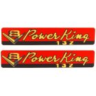 Jim Osborn Reproductions Valve Cover Decal V8 Power King 132 Pair F-100 1955