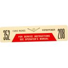 Jim Osborn Reproductions Air Cleaner 208 352 V8 F-100 1965-1967