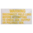 Jim Osborn Reproductions Decal Voltage Regulator Warning Pair Mustang 1965-1966