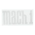 Decal Deck Lid "Mach 1" Argent Mustang 1971-1972