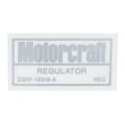 Jim Osborn Reproductions Decal Voltage Regulator Without Air Conditioning 1972 Mustang
