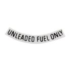 Jim Osborn Reproductions Unleaded Fuel 3" Black Mustang 1979-1993