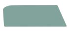 Door Window Glass Green Tinted Passenger Side Chevrolet C10 1981-1987