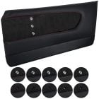 TMI Door Panel Sport XR Series Black Pair Mustang 1965-1966