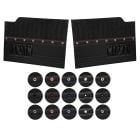 TMI Door Panel Sport XR Black Pair F-100 1956
