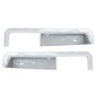 Scott Drake Deluxe White Metal Door Panel Cup Pair Mustang 1969