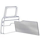 Door Panel Brown Pair F-100 1951-1952