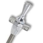 Lokar Transmission Dipstick Kit 24" Firewall Mounted Bright Stainless Steel For TH350/ TH400 Transmission