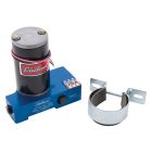 Edelbrock Electric Fuel Pump 120 GPH Blue Anodized Finish Engraved Carbureted