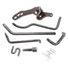 Edelbrock Replacement Thunder AVS Carburetor Linkage Kit in Black Finish