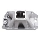 Edelbrock Big Victor 2 Intake Manifold Spread-Port Tall Deck Aluminum Satin for Big Block Chevy Dominator Flange