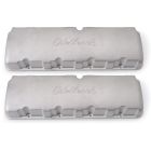Edelbrock Valve Covers Aluminum Pair Big Block Chevrolet With Big Victor Heads