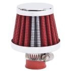Edelbrock Conical Valve Cover Breather with Red Element & 9mm Inlet
