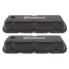 Edelbrock Valve Covers Signature Series Black Pair Ford 260/ 289/ 302/ 351W
