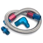 Edelbrock Fuel Line Braided Steel 22" Small Block Chevrolet